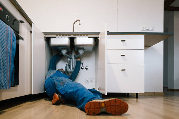 Professional Drain Cleaning technician working in Randolph, WI
